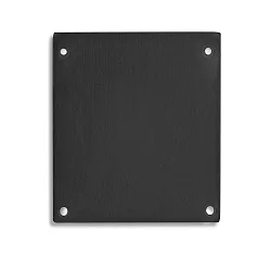 Zubehör für Profil LAMP30 - Aluminium-Endkappe E69 (2 Stk.), inkl. Schrauben, Schwarz