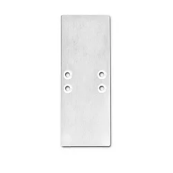 Zubehör für Profil 2SIDE - Aluminium-Endkappe (2 Stk.), inkl. Schrauben, EC66, Silber