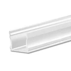LED Aufbauprofil PURE12 S, Aluminium, 200cm, Weiß RAL 9010