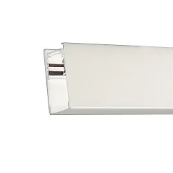 NV-Aufbauschiene TRACK48, IP44, 5cm hoch, 4-polig, magnetisch, inkl. Endkappen und Schutzcover, 200cm, weiß