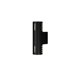 Outdoor Wandleuchte CUNEO UP/DOWN, 2xE27, IP54, dimmbar, schwarz