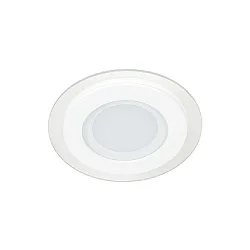 LED panel GLASS PANEL 100 R dimmable, dimmable 5W 340lm 3000K 120° 120° CRI >80