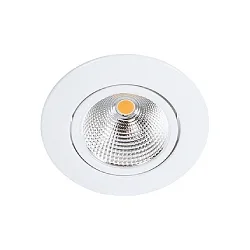 recessed luminaire 5068 ECO FLAT BIO dimmable IP40, clear, white matt dimmable 8W 530lm 4000K CRI 97