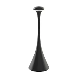 LED-Akku-Tischleuchte NUDROP, IP54, 29cm, 2.2W 2200/2700K (FlexMood) 170lm, Easy-Connect, dimmbar, nachtschwarz