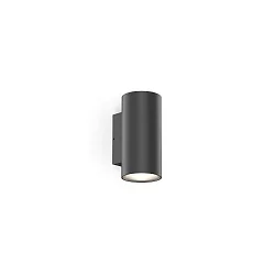 LED Außenwandleuchte TRAM 2.0, IP65, zylindrisch, 2-seitig, 230V AC, 8.5W 3000K 720lm 36°, CRi >90, dimmbar, anthrazit