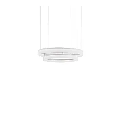 LED Pendelleuchte CIRC Ø600 + Ø800 53W 3000K weiß 3799lm