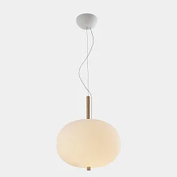 Pendelleuchte ILARGI Ø395 LED 21,4W 2700K HELLES HOLZ 1684lm