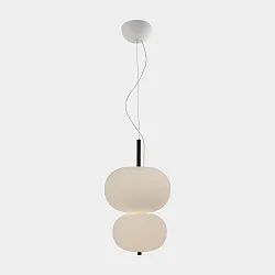 Pendelleuchte ILARGI DOBLE LAMP LED 36,1W 2700K MADERA OSCURA 1833lm