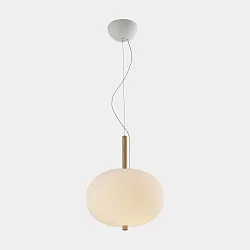 LED Pendelleuchte ILARGI Ø320 14,8W 2700K HELLES HOLZ 1054lm