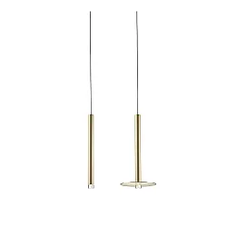 Pendelleuchte CANDLE 30 BODIES LED 98,8W 2700K weiß MESSING 4608lm