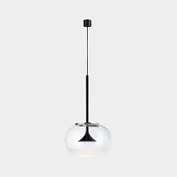 Pendelleuchte ALIVE SINGLE WITH GLASS DIFUSOR LED 6,9W 2700K schwarz 454lm