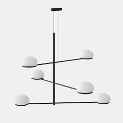 pendant luminaire COCO CHANDELIER E14 IP20, black