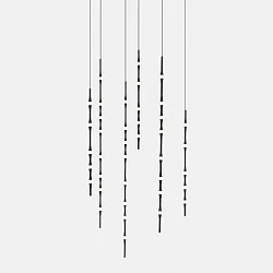 pendant luminaire DEW LED IP20, black dimmable