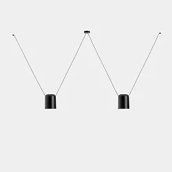 pendant luminaire ATTIC 2 2 flames E27 IP20