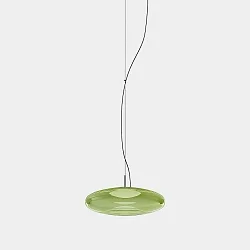 LED Einbau-Pendelleuchte PLAT RECESSED, IP20, 10.5W 2700/3000/4000K (CCT Switch), CRi 92, DALI steuerbar, schwarz / grün