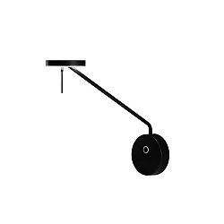 LED Wand- und Leseleuchte INVISIBLE READER LARGE, 37.4cm, mit Touch-Dimmer, verstellbar, schwarz, 11.2W 3000K 568lm 94°