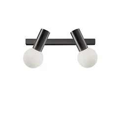 wall and ceiling luminaire MIST DOUBLE E14 IP44, black