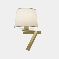 wall and ceiling luminaire HALL SLIM LED E27, shade excl., gold matt