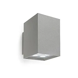 LED Außenwandleuchte AFRODITA POWER LED, IP55 IK04, Up / Down, UGR <16, schaltbar, 21.6W, 3000K, Grau
