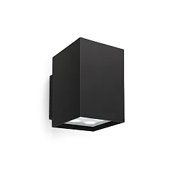 LED Außenwandleuchte AFRODITA POWER LED, IP55 IK04, Up / Down, UGR <16, schaltbar, 21.6W, 3000K, Schwarz
