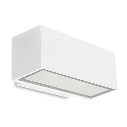 LED Außenwandleuchte AFRODITA LED DOUBLE EMISSION, IP66 IK04, Up/Down, 22cm, Schaltbar, 17.9W, 3000K, Weiß