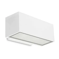 LED Außenwandleuchte AFRODITA LED SINGLE EMISSION, IP65 IK04, Down, 22cm, schaltbar, 12.7W, 3000K, Weiß