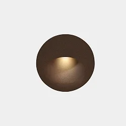 Wandeinbauleuchte IP66 BAT ROUND OVAL LED 2,2W 2700K BRAUN 24lm