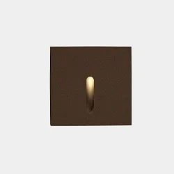 Wandeinbauleuchte IP66 BAT SQUARE LINEAL LED 2,2W 4000K BRAUN 6lm