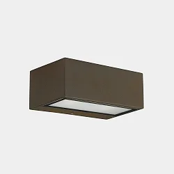 LED Außenwandleuchte NEMESIS, IP65 IK04, Up/Down, 9x22cm, 17.5W 2700/3200/4000K (CCT) 2x94°, schaltbar, braun