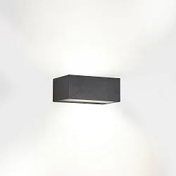 LED Außenwandleuchte NEMESIS, IP65 IK04, Up/Down, 9x22cm, 17.5W 2700/3200/4000K (CCT) 2x94°, schaltbar, anthrazit