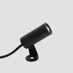 Outdoor LED Strahler ZOOM, IP66 IK10, 12V, ohne BG, fokussierbar, neigbar, schwarz, 8,4W 3000K 428lm 39°