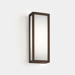 wall and ceiling luminaire SKAT 500MM impact resistant, on/off IP65, brown 