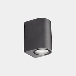 Outdoor Wandlstrahler EKO SINGLE EMISSION STANDARD, Down, IP66 IK07, GU10 max. 8W, anthrazit
