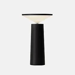 Akku-LED Tischleuchte COCKTAIL, IP20, 3.5W 2700K, CRi >90, Kopf verstellbar, mit Touch-Dimmer (4-stufig), Schwarz