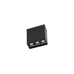 Deckenleuchte BENTO SURFACE 3 LEDS 6,1W NEUTRAL weiß - 4000K CRI 90 schwarz IP