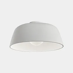 Design Deckenleuchte MISO, IP20, Ø 43.3 cm, E27, Stahl, weiß / innen weiß