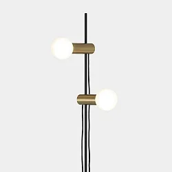 Stehleuchte NUDE DOUBLE E27 15W MATTGold