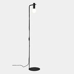 Stehleuchte NUDE SINGLE CURVED E27 15W schwarz