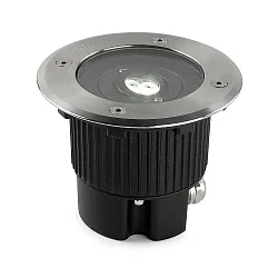 LED Bodeneinbauleuchte GEA POWER IP65-IP67, rund  Ø130MM LED 6W 3000K AISI316-