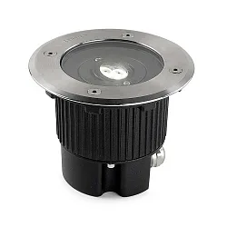 LED Bodeneinbauleuchte GEA POWER IP65-IP67, rund  Ø130MM LED 6W 4000K AISI316-