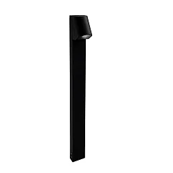 LED Pollerleuchte EKO BOLLARD INCLINED, IP66 IK07, 80cm, Down, geneigt, 6.1W 3000K 369lm 24°, starr, dimmbar, schwarz
