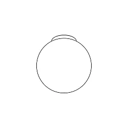 Kugelförmiger Opalglas-Diffusor