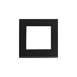 Zubehör für Outdoor LED Wandeinbau-Leuchte CLICK - Aufsatz-Rahmen / Blende, 8x8cm, Aluminium, schwarz