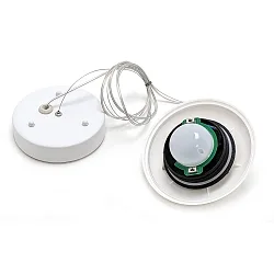 Outdoor LED Pendelleuchte CISNE, IP65, 2/4/6W (multi) 2700/3200/4000K (CCT Switch) 570lm 134°, ohne Schirm, weiß