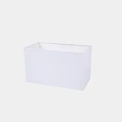 LEUCHTENSCHIRME (ZUBEHOR) SHADE RECTANGULAR 285X170X150MM weiß