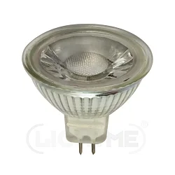 LED MR16 Glas-Reflektorlampe, 12V AC/DC, GU5.3, 5W 3000K 345lm 38°