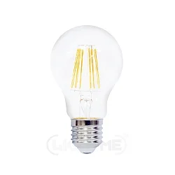 LED Filament Birnenform A60, E27, 7W 2700K 810lm, dimmbar, klar