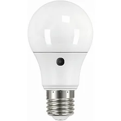 LED Leuchtmittel A60 mit Umgebungslicht-Sensor, E27, 8.5W 2700K 810lm, opal