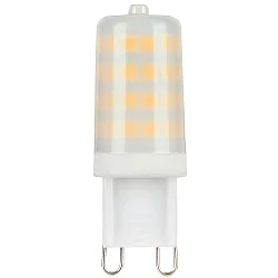 LED Leuchtmittel G9, 3W, 3000K, 350lm, IP20, opal