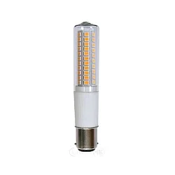 LED T18 Stablampe, Länge 10cm, B15d, 8W 3000K 810lm 320°, dimmbar